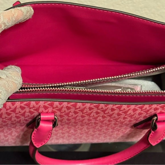 Michael Kors Dragonfruit Satchel Sheila nwt retail $558 - Picture 8 of 13